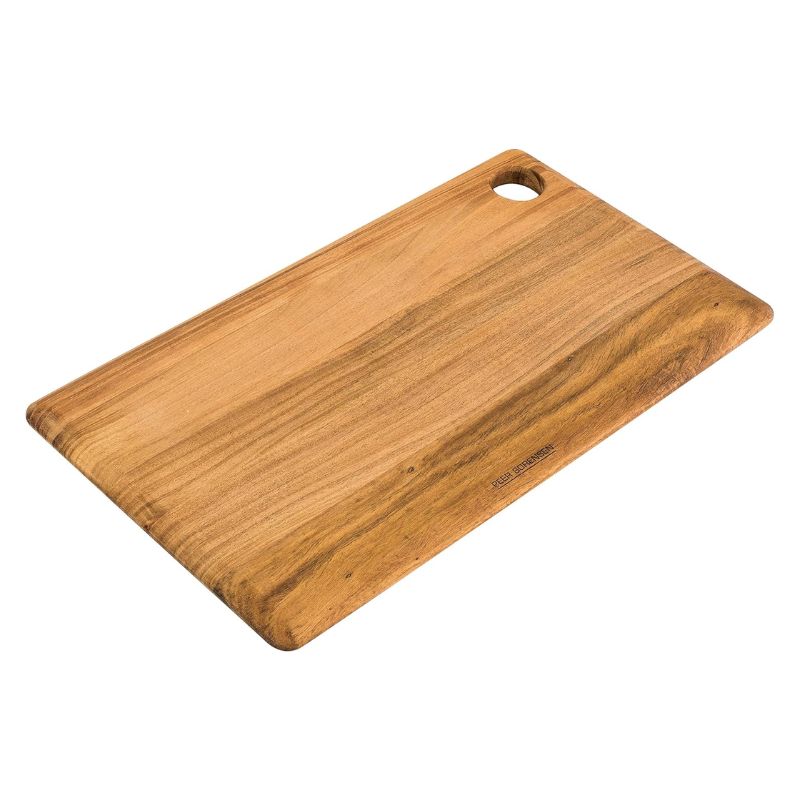 Large sized Peer Sorensen Long Grain Cutting Board with Hanging Hole – acacia wood, rectangular design