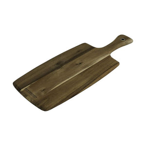 Peer Sorensen Paddle Serving Board - small sized long acacia wood serving board with handle and rounded edges.