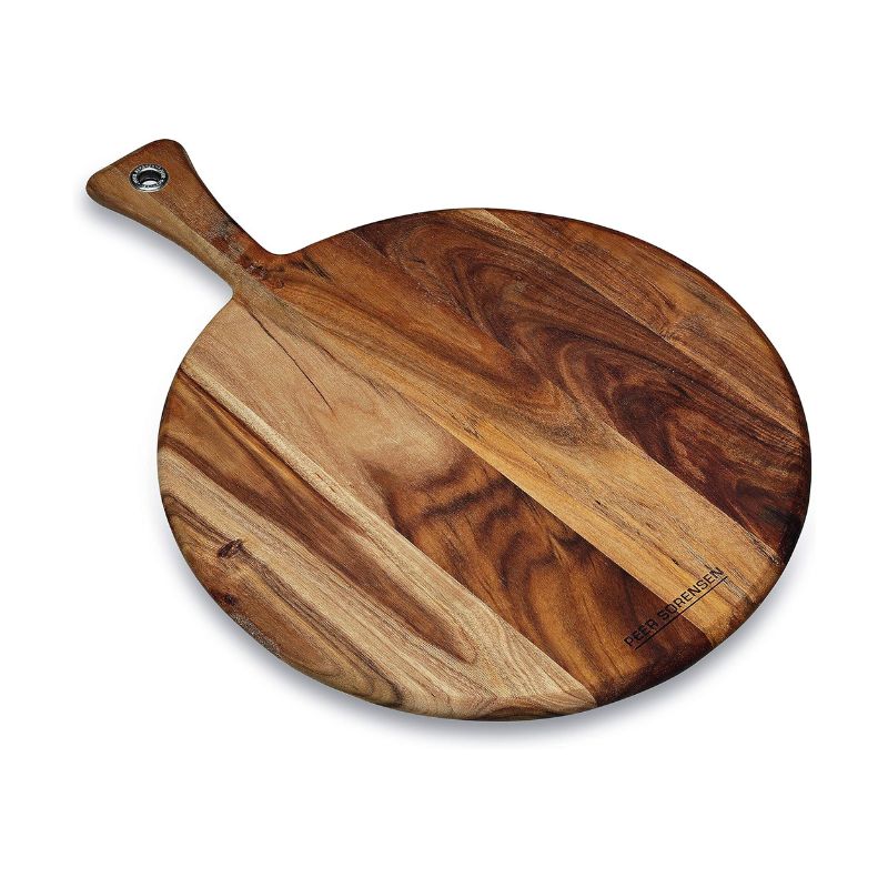 Peer Sorensen Round Paddle Serving Board with handle, made from acacia wood - small size
