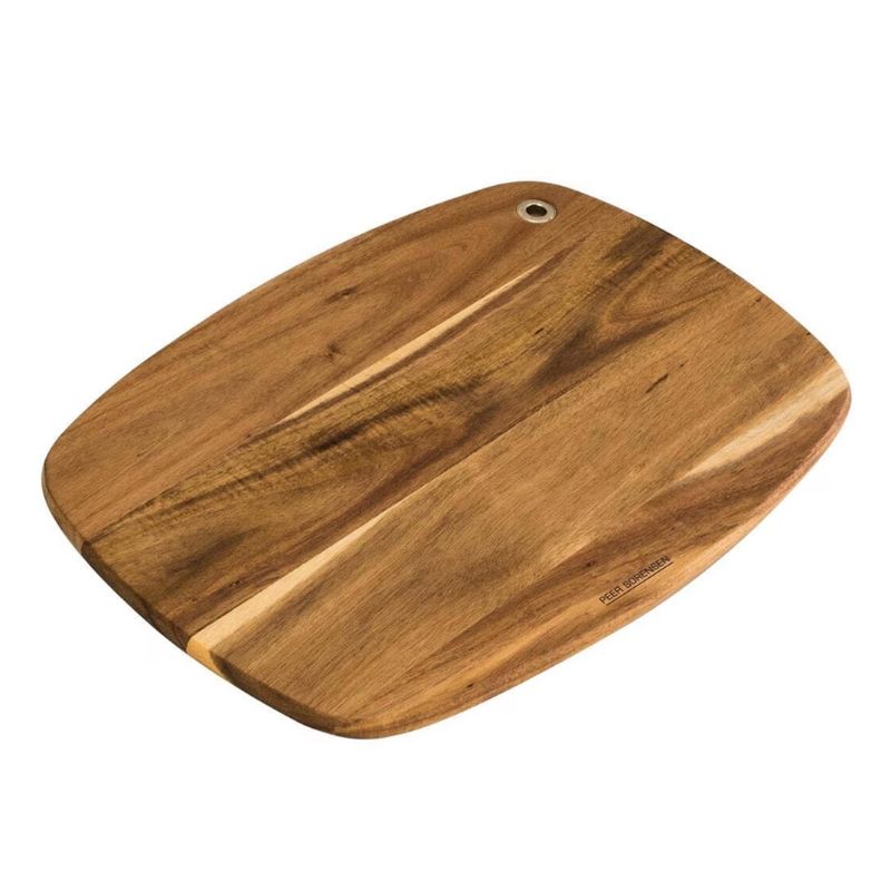 Peer Sorensen Slim Line Rounded Cutting Board 37 x 27 cm on a white background