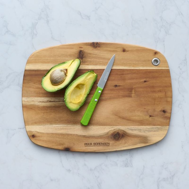 Peer Sorensen Slim Line Rounded Cutting Board 37 x 27 cm on a white background