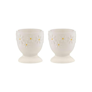 Price & Kensington Daisy Egg Cup Set shown side by side on a white background.