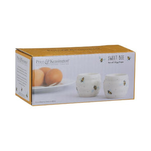 Price & Kensington Sweet Bee Egg Cup Set (2 piece) shown in retail packaging.