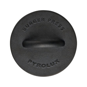 Pyrolux Pyrocast Burger Press on a white background.
