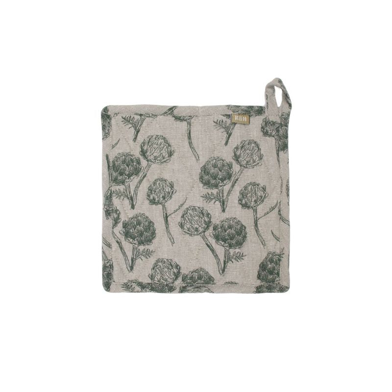 Raine & Humble Artichoke Pot Holder / Trivet - Burnt Olive | NZ