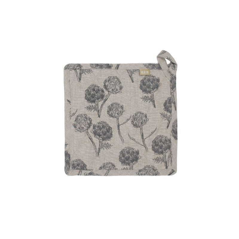 Raine & Humble Artichoke Pot Holder / Trivet - Charcoal | NZ