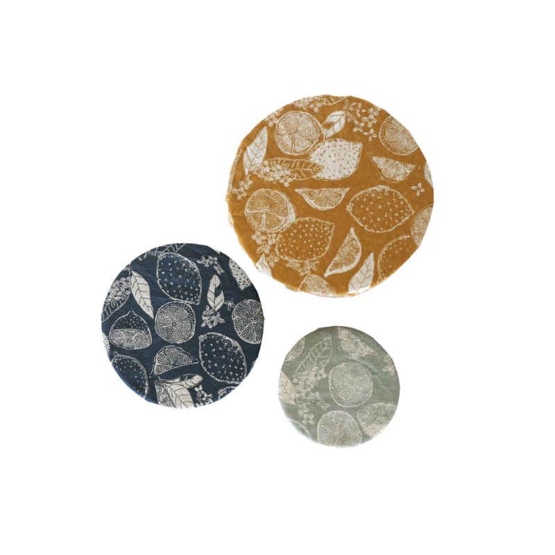 Raine & Humble Food Covers - Lemon Marmalade (Set of 3) | NZ