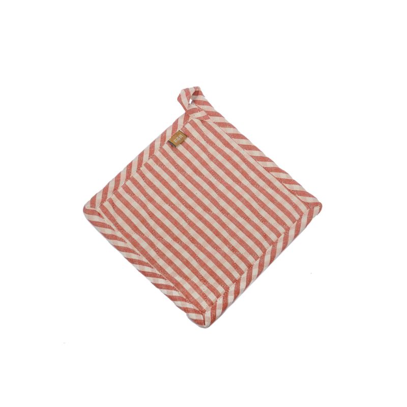 Raine & Humble Gingham Pot Holder / Trivet - Fig | NZ