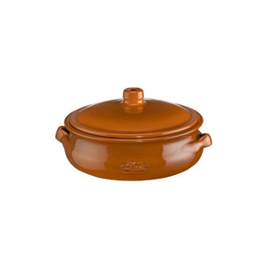 Regas Spanish Terracotta Round Casserole with Lid - 20 cm