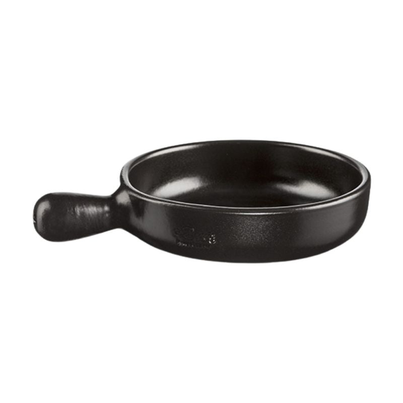 Regas Spanish Black Professional Terracotta Paella Frying Pan Dishes – 17cm