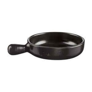 Regas Spanish Black Professional Terracotta Paella Frying Pan Dishes – 17cm