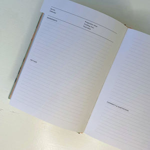 RHS Recipe Notebook recipe page