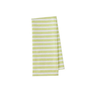 RSVP Dobby Tea Towel - Green Stripe