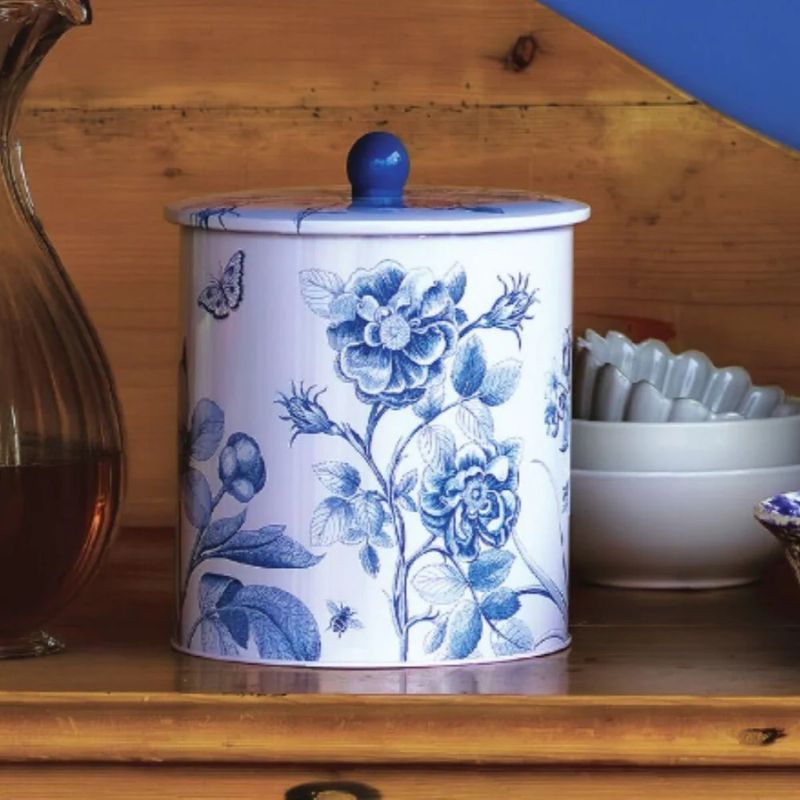 Sanderson Etchings & Roses Biscuit Barrel- NZ