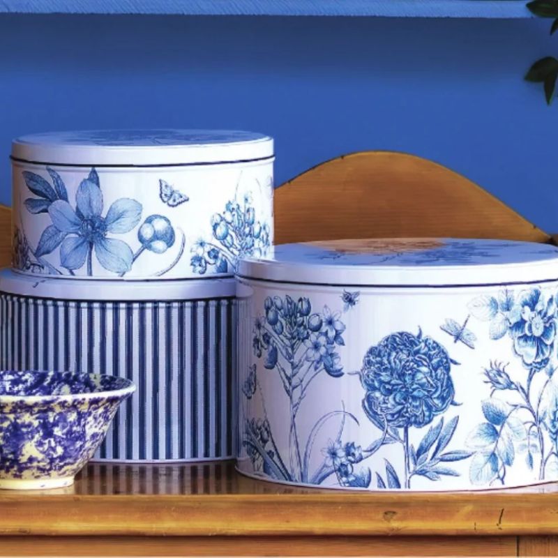 Sanderson Etchings & Roses Cake Tins (Set of 3) - NZ