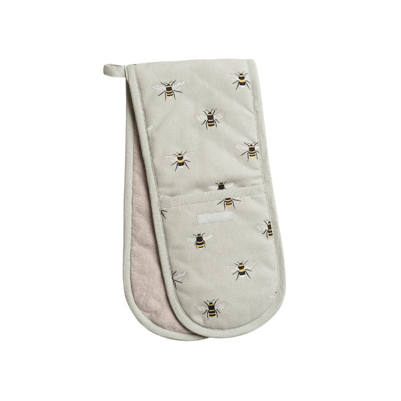 Sophie Allport double oven glove in bees design - NZ