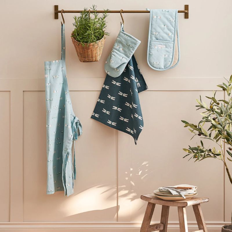 Sophie Allport Dragonfly kitchen linens - NZ
