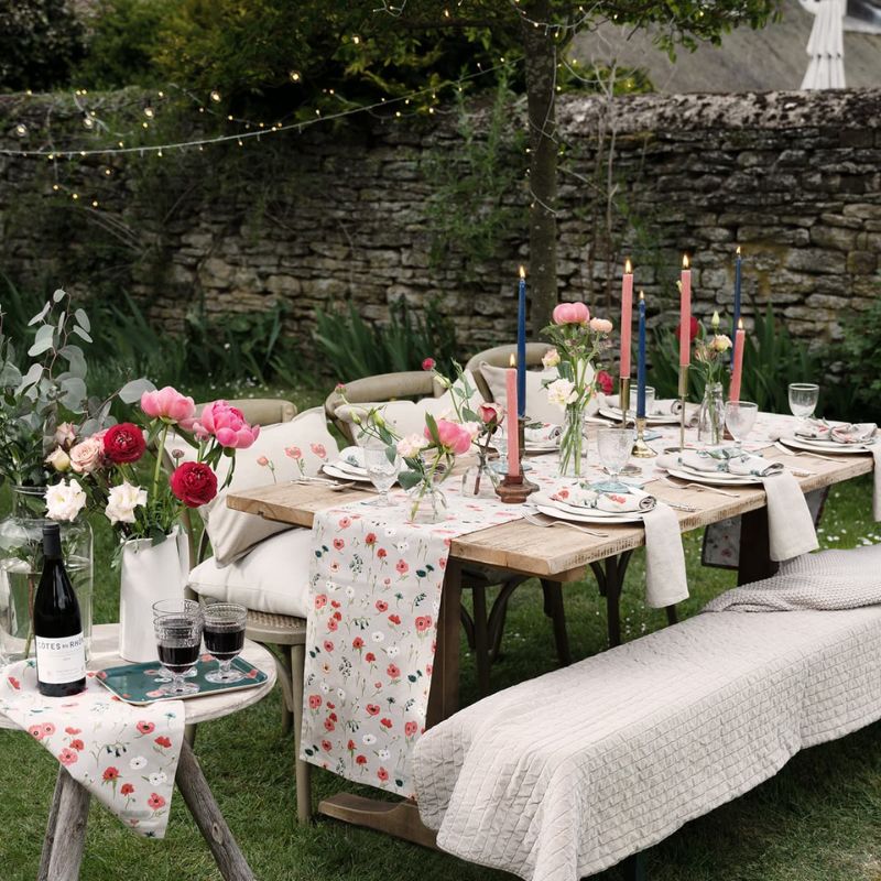 Sophie Allport Poppy Meadow table linens - NZ