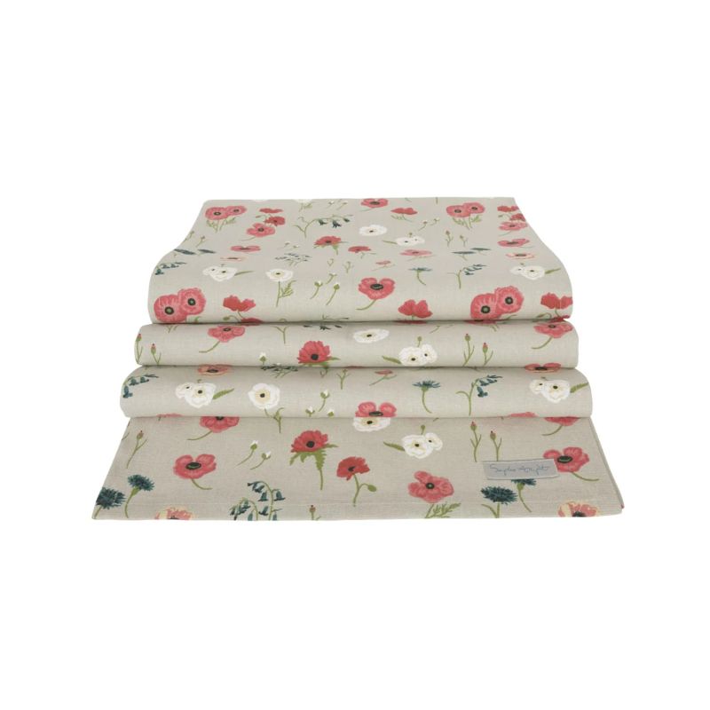 Sophie Allport Table Runner - Poppy Meadow | NZ