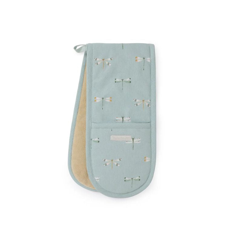 Sophie Allport Double Oven Glove - Watercolour Dragonfly | NZ