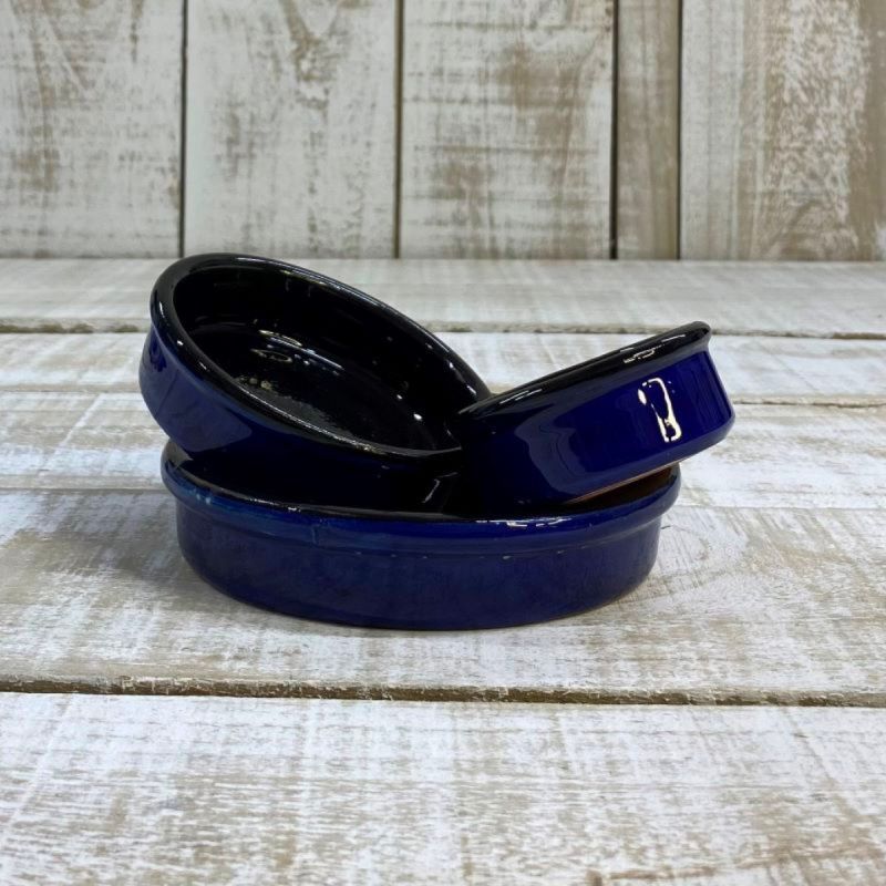 Spanish Terracotta Coloured Tapas Dishes - Gold