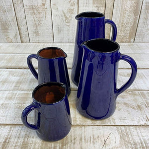 Spanish terracotta blue jugs NZ