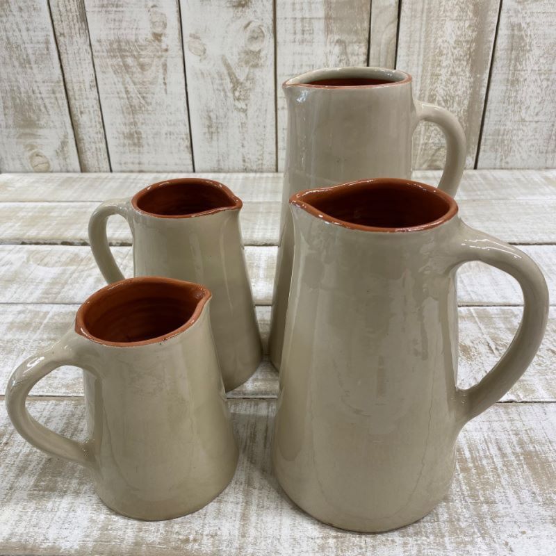 Spanish Terracotta Coloured Jugs