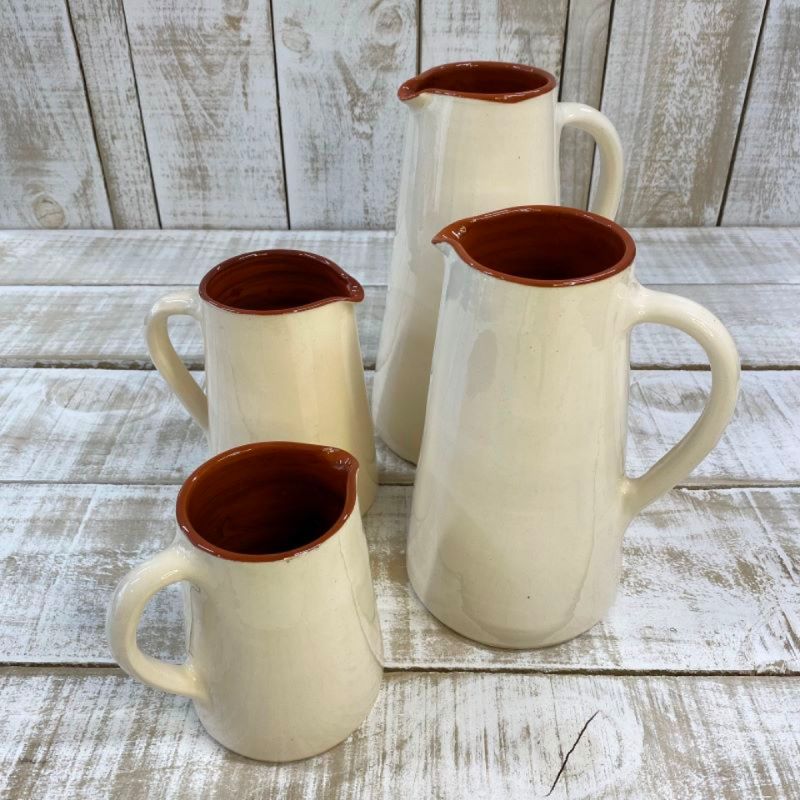 Spanish terracotta cream jugs NZ