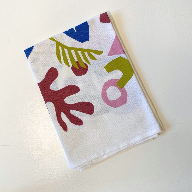 Spring Tea Towel (Linen & cotton blend)