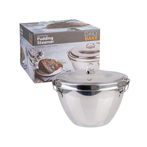 Daily Bake Stainless Steel Pudding Steamer – 2 L