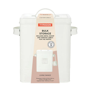Retail packaging for Cream Typhoon Living Bulk Storage NZ
