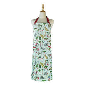 Ulster Weavers Christmas Cats Cotton Apron on a white background.