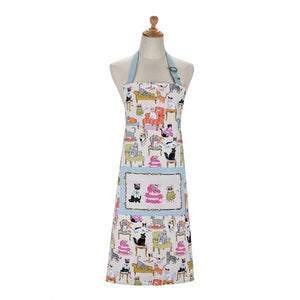 Ulster Weavers Cool Cats Cotton Apron on a white background.