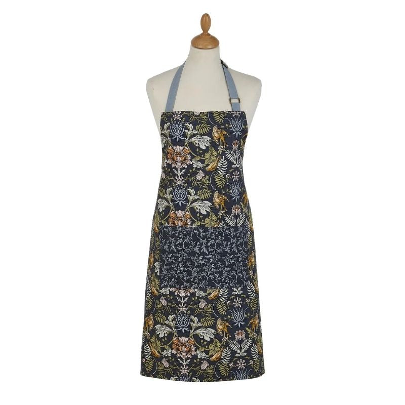 Ulster Weavers Finch & Flower Cotton Apron on a white background.