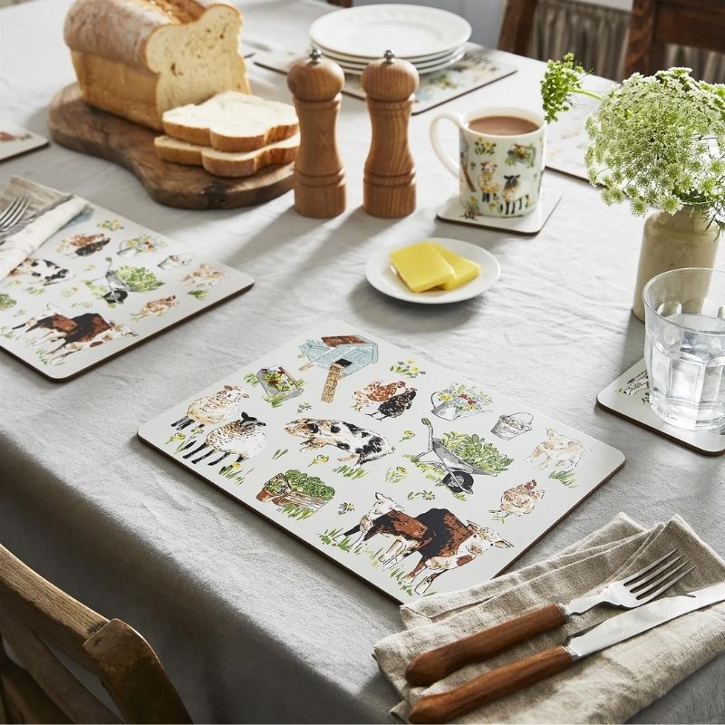 Ulster Weavers Portman Farm Placemat on a white background.