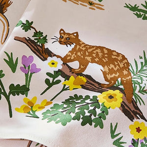 Close up of the Ulster Weavers Thistlewood Cotton Tea Towel.