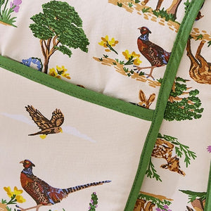 Ulster Weavers Thistlewood Double Oven Glove close up to show the design.