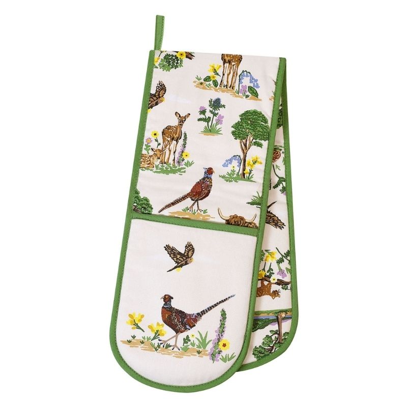 Ulster Weavers Thistlewood Double Oven Glove on a white background.