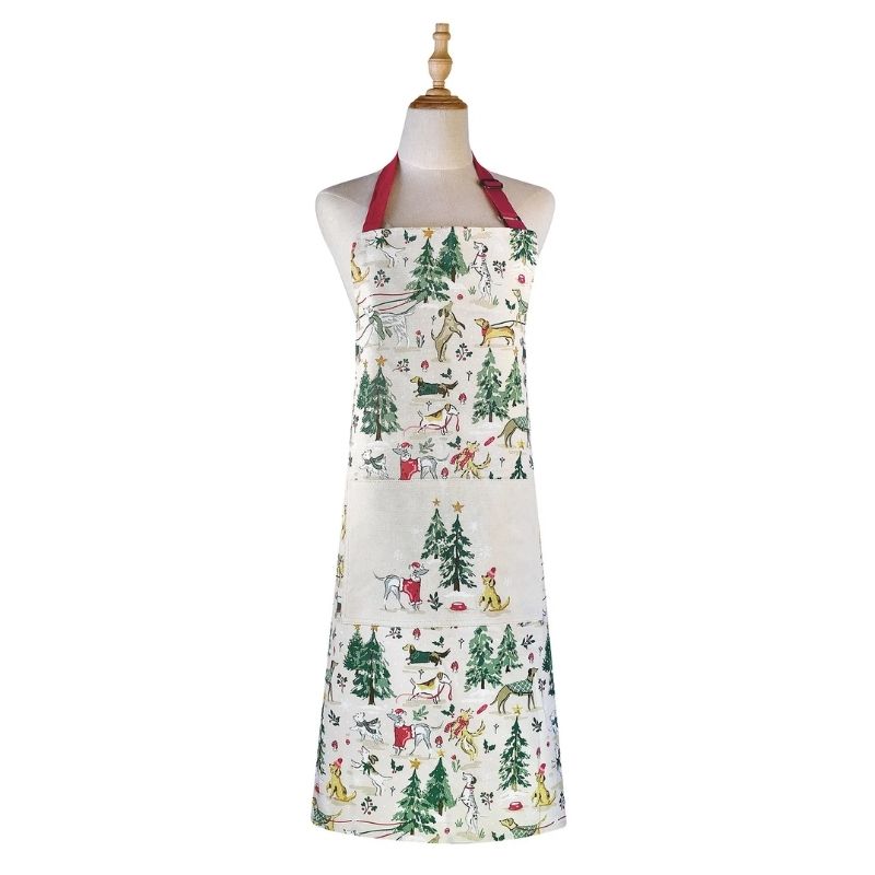 Ulster Weavers Winter Walkies Cotton Apron on a white background.