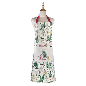Ulster Weavers Winter Walkies Cotton Apron on a white background.