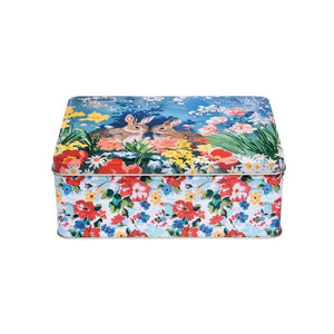 Elite Tins Vintage Easter Biscuit Tin shown against a white background