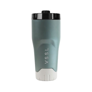VSSL Rift Tumbler in Wild Sage on a white background.