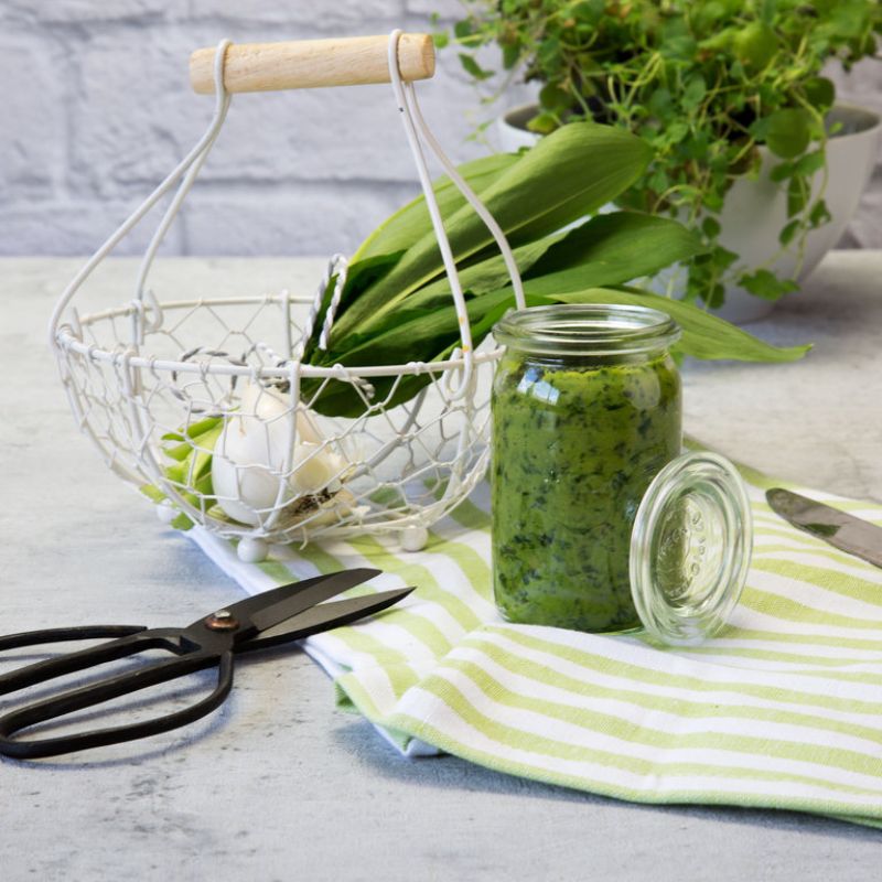 Weck Cylinder Jars - 145 mL - Pesto