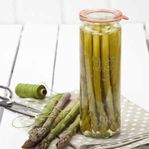 Weck Cylinder Jars - 600 mL - Asparagus