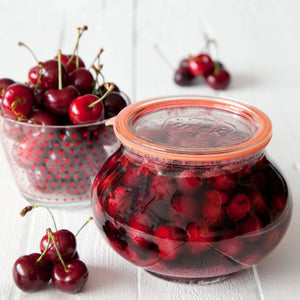 Weck Deco Jars - 1062 mL with cherries