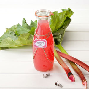 Weck Juice Jars - 1062 mL - Rhubarb Drink