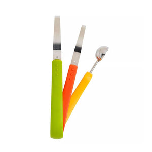 Westmark Fruit Cutter – 3 Piece Set individual cutters standing upright