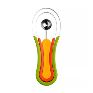 Westmark Fruit Cutter – 3 Piece Set compact storage view with cutters nested together