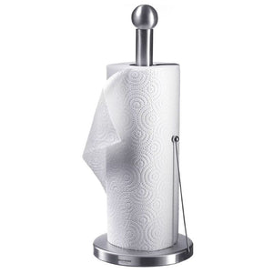 Westmark Kitchen Roll Holder with a roll of white patterned paper towels, shown against a plain white background.
