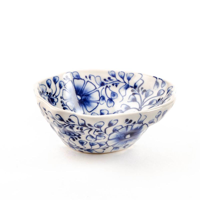 White Bowl with Blue Flowers | NZ